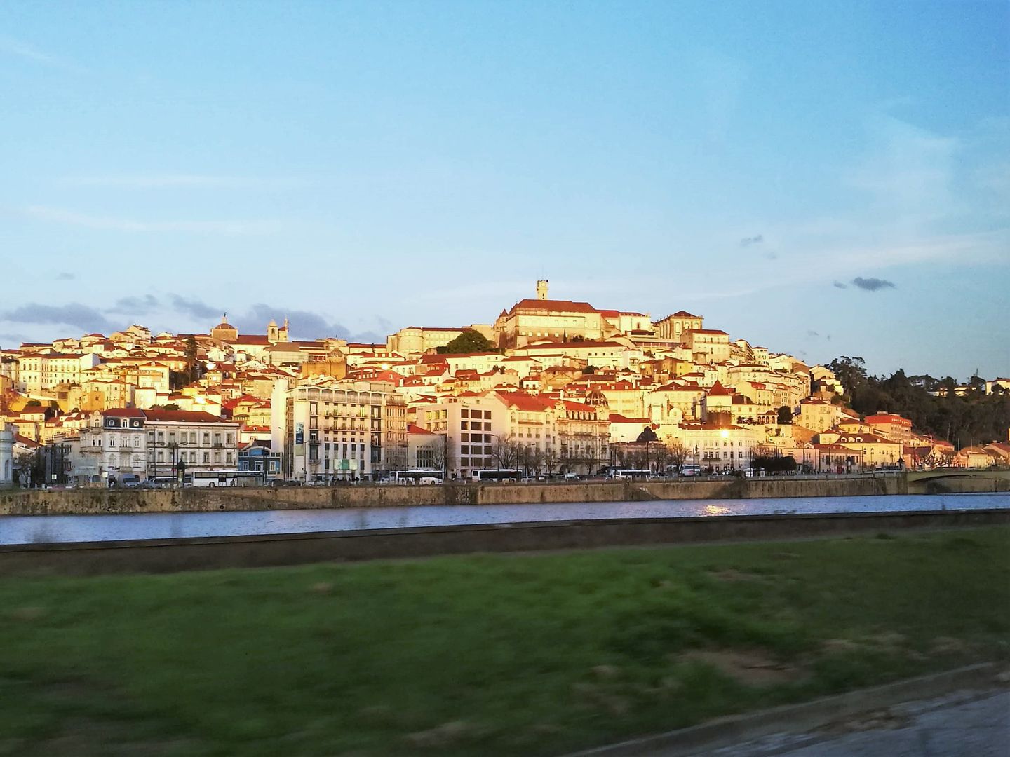 Coimbra - View of the city from the south river bank